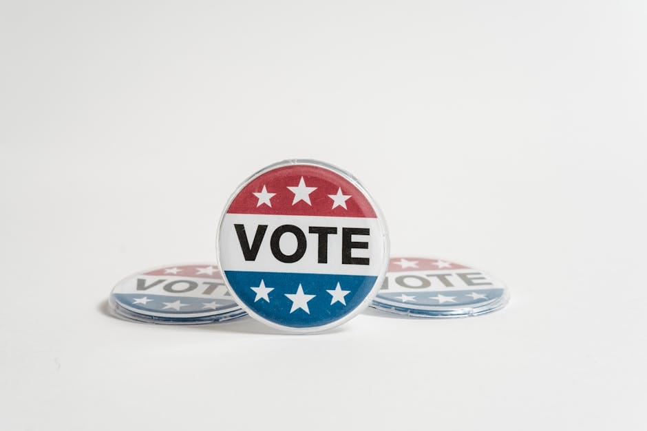 Fotos de stock gratuitas de accesorio electoral, actividad política, botón de elección