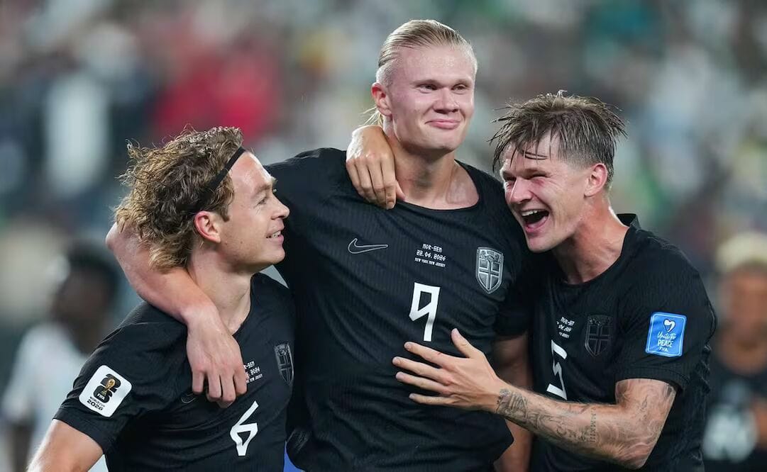 Noruega vence 3-2 a Senegal con doblete de Haaland y clasifican en el Grupo I