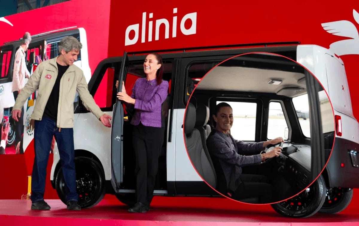 Sheinbaum presenta Olinia el auto eléctrico diseñado en México