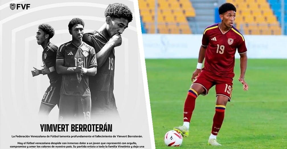 Yimvert Berroterán: Futbolista de la selección murió en los terremotos de Venezuela