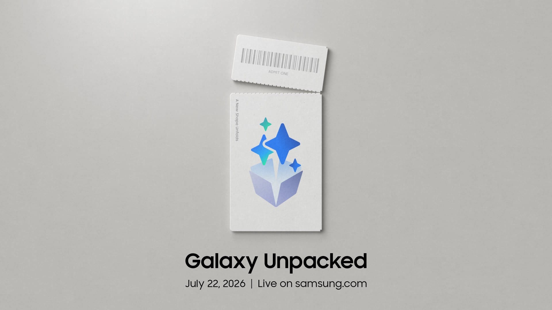 Samsung confirma su Galaxy Unpacked del 22 de julio y anticipa un plegable con nueva forma