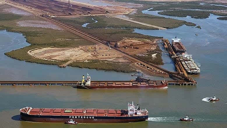 China bloquea algunas entregas de mineral de hierro de Fortescue a partir del 15 de julio