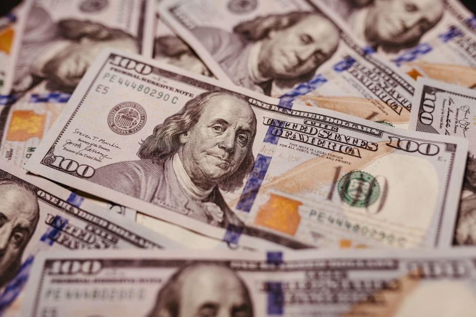 Fotos de stock gratuitas de 100 dolares, administración del dinero, afluencia