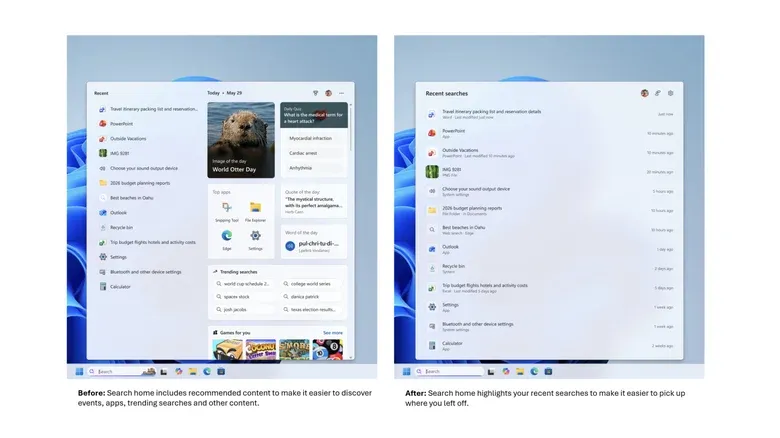 Windows 11 renueva su búsqueda: adiós a los anuncios y prioridad a los resultados locales