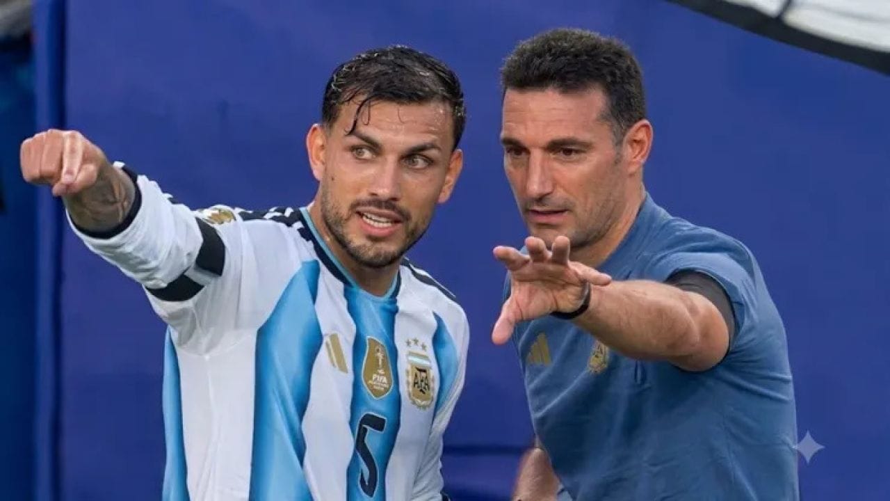 Paredes y Scaloni: la charla táctica que se viralizó en el triunfo ante Suiza