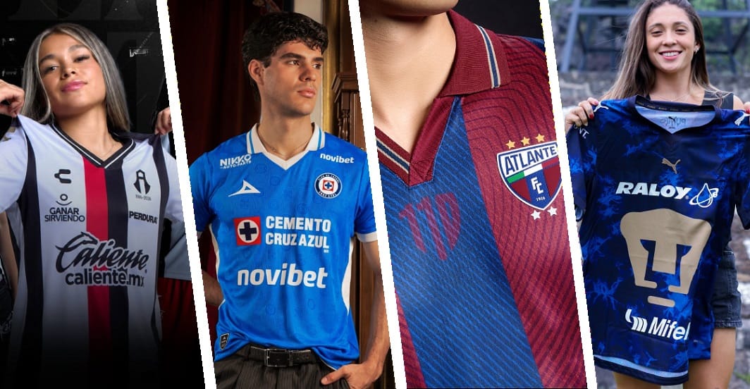 ¡Hermosos! Los jerseys de los equipos de la Liga MX para el Apertura 26