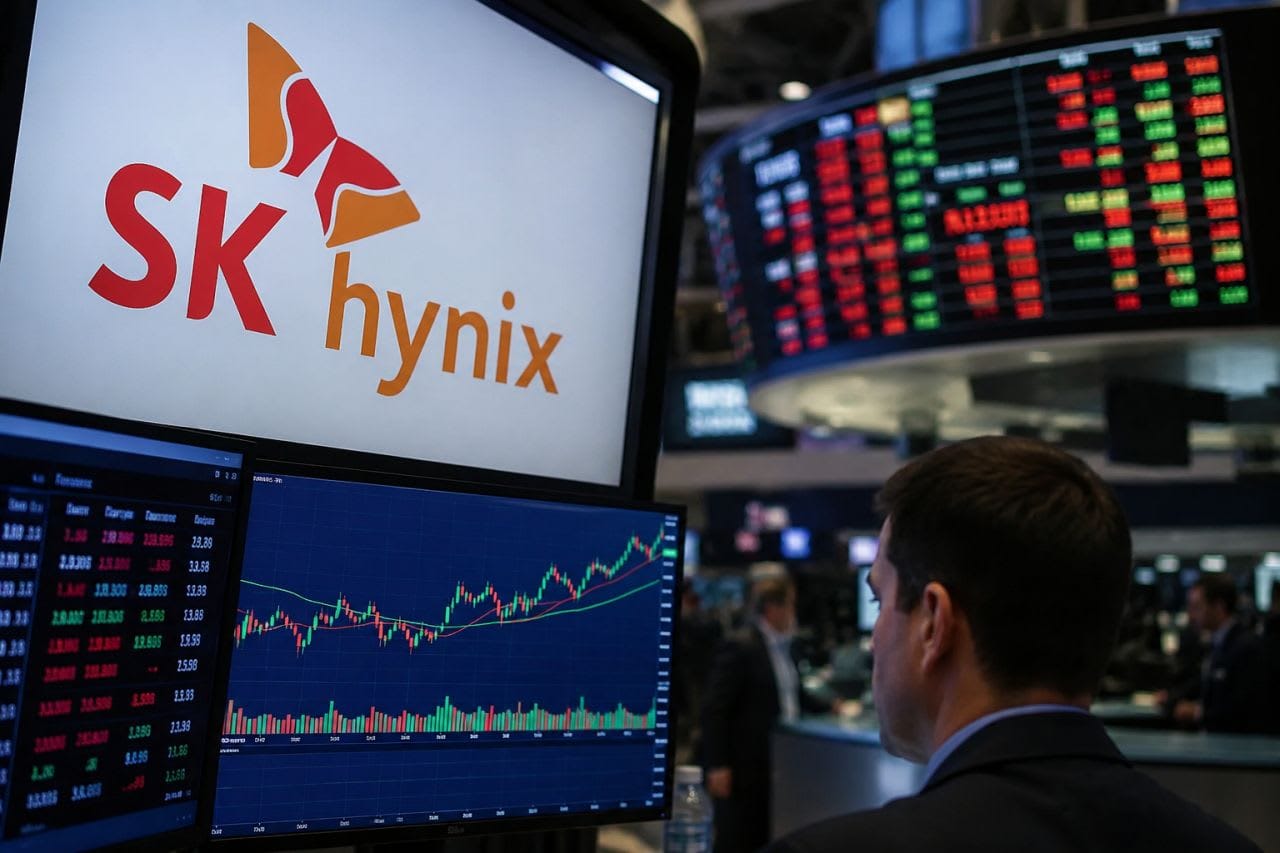 SK Hynix fija el precio de su cotización récord en Estados Unidos de 26.500 millones de dólares a 149 dólares por ADR