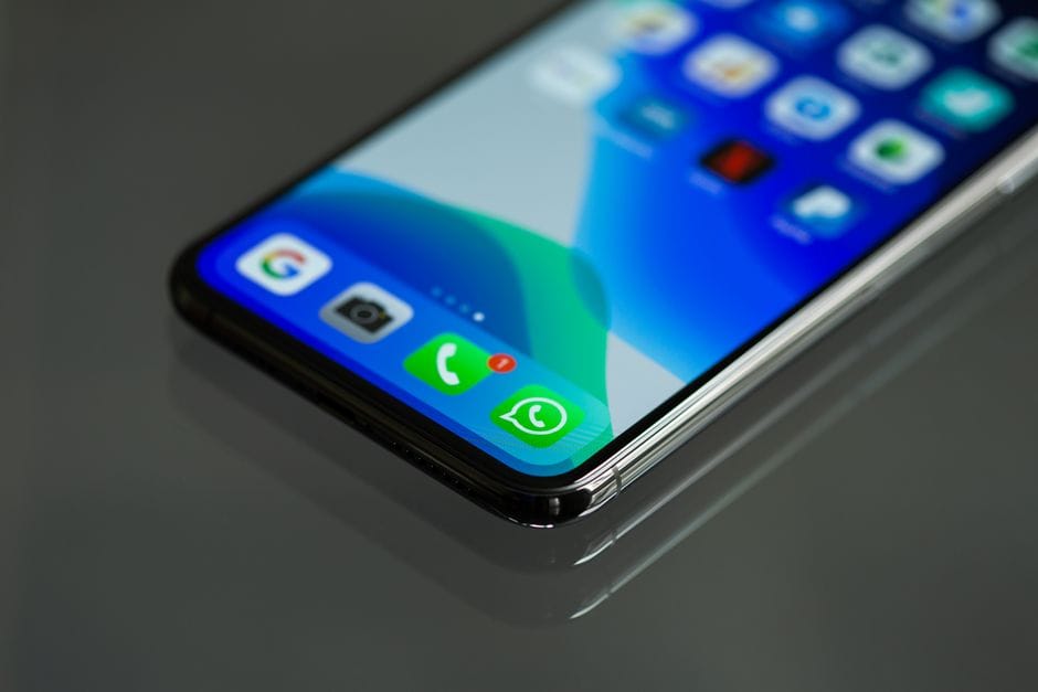 Foto De Primer Plano Del Teléfono Inteligente