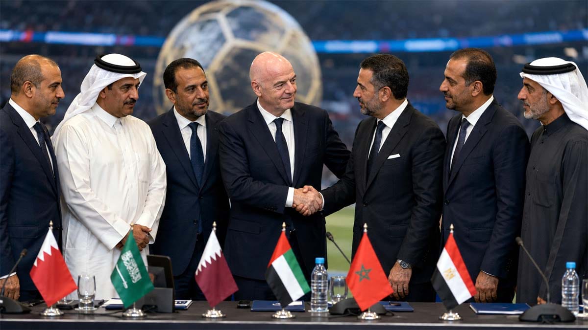 Los Presidentes de seis Federaciones de futbol árabes anuncian su respaldo a Infantino en la FIFA
