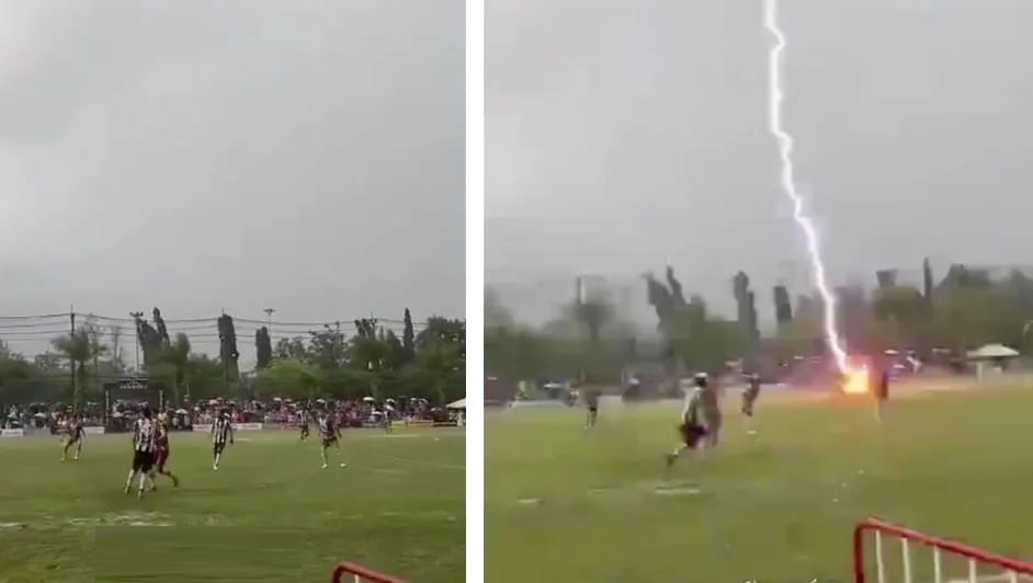 ¿Y el protocolo de FIFA? Muere futbolista al caerle un rayo durante un partido
