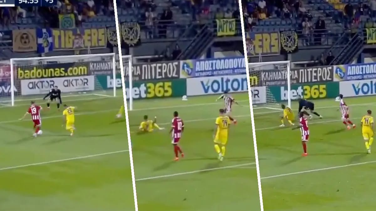 “Hormiga” González debutó con doble falla ante el arco con Olympiacos