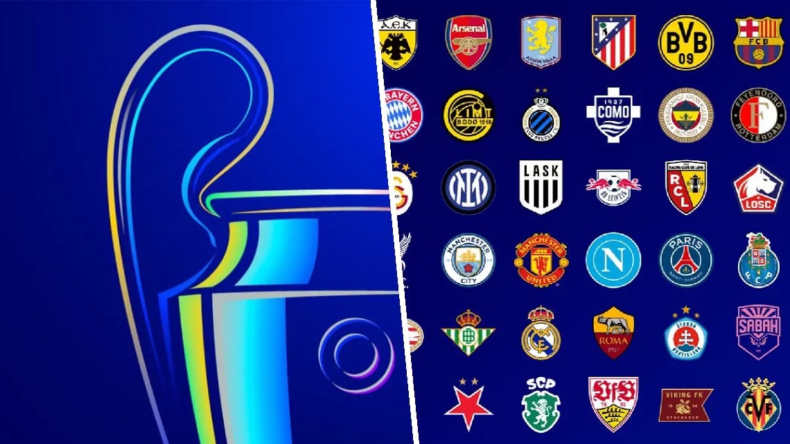 Lista la Fase de Liga de la Champions League: El Sorteo nos ha dado 10 partidos épicos