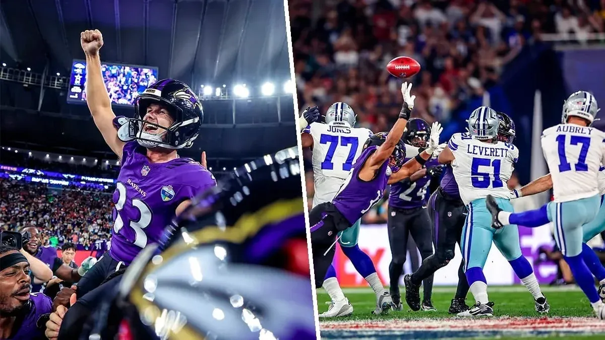 Dallas Cowboys tienen su Maracanazo: Pierden de último minuto con gol de campo de 56 yardas contra Ravens