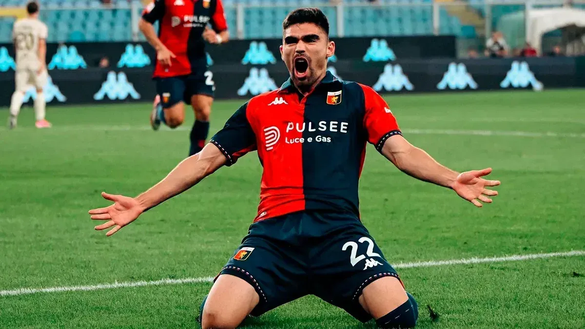 Johan Vásquez marca gol de nuevo y da la victoria al Genoa en Coppa Italia