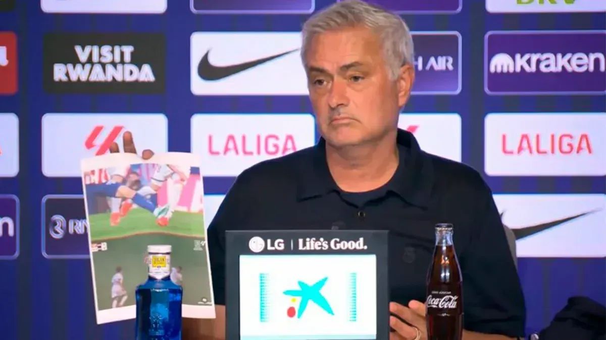 José Mourinho revienta al arbitraje después de perder contra el Atlético de Madrid