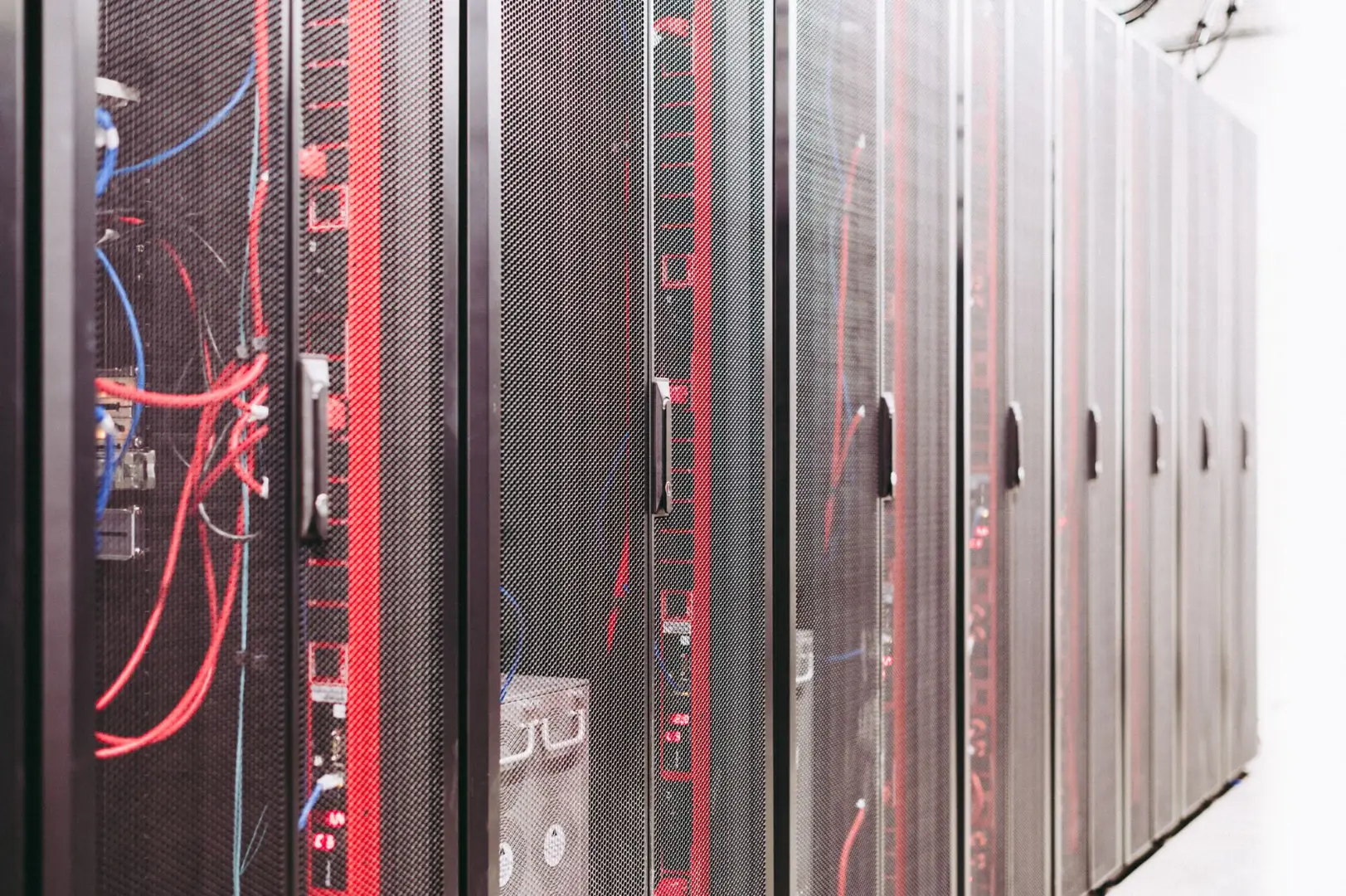 System with various wires managing access to centralized resource of server in data center