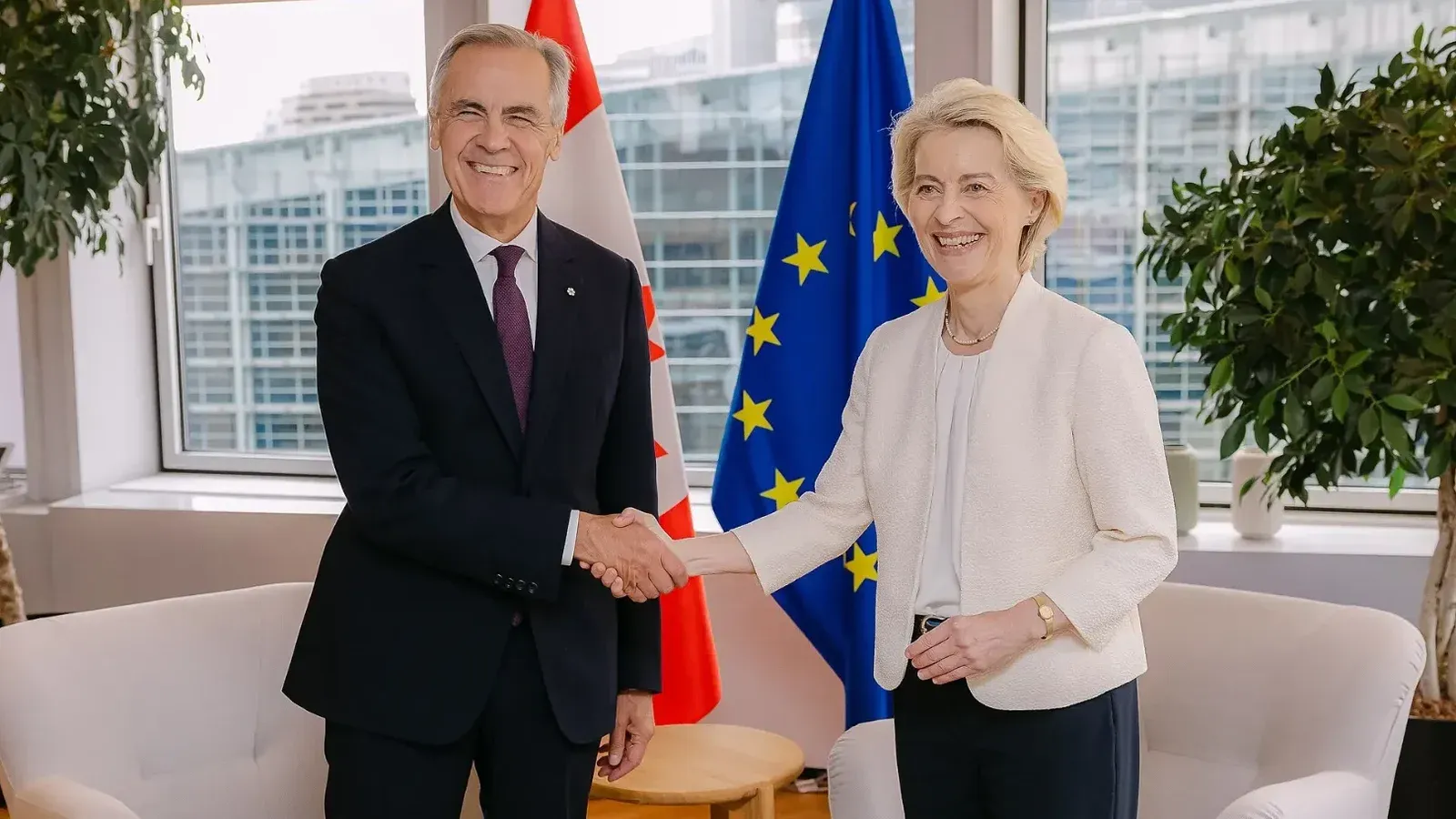Mark Carney meets Ursula von der Leyen