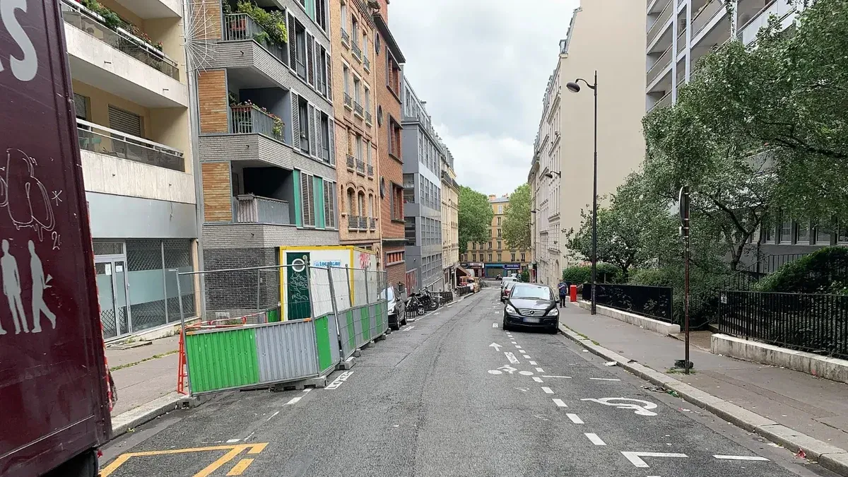 Rue Burnouf, Paris.