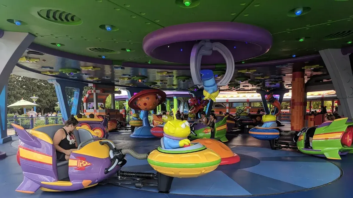 Alien Swirling Saucers