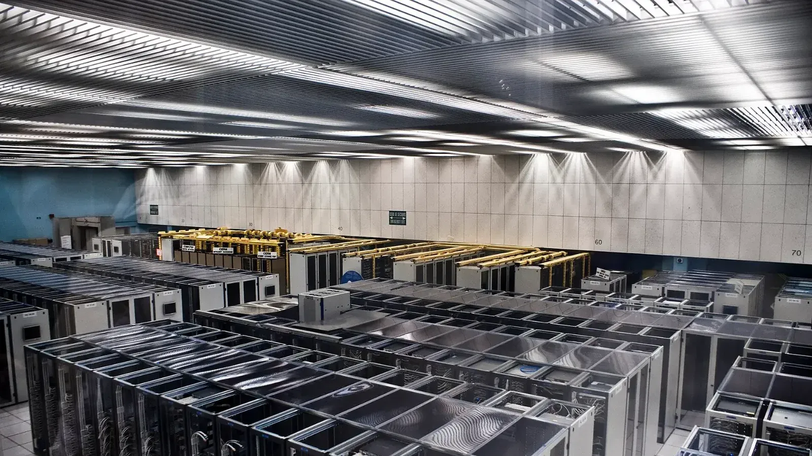 Sala de servidores en CERN (Suiza)