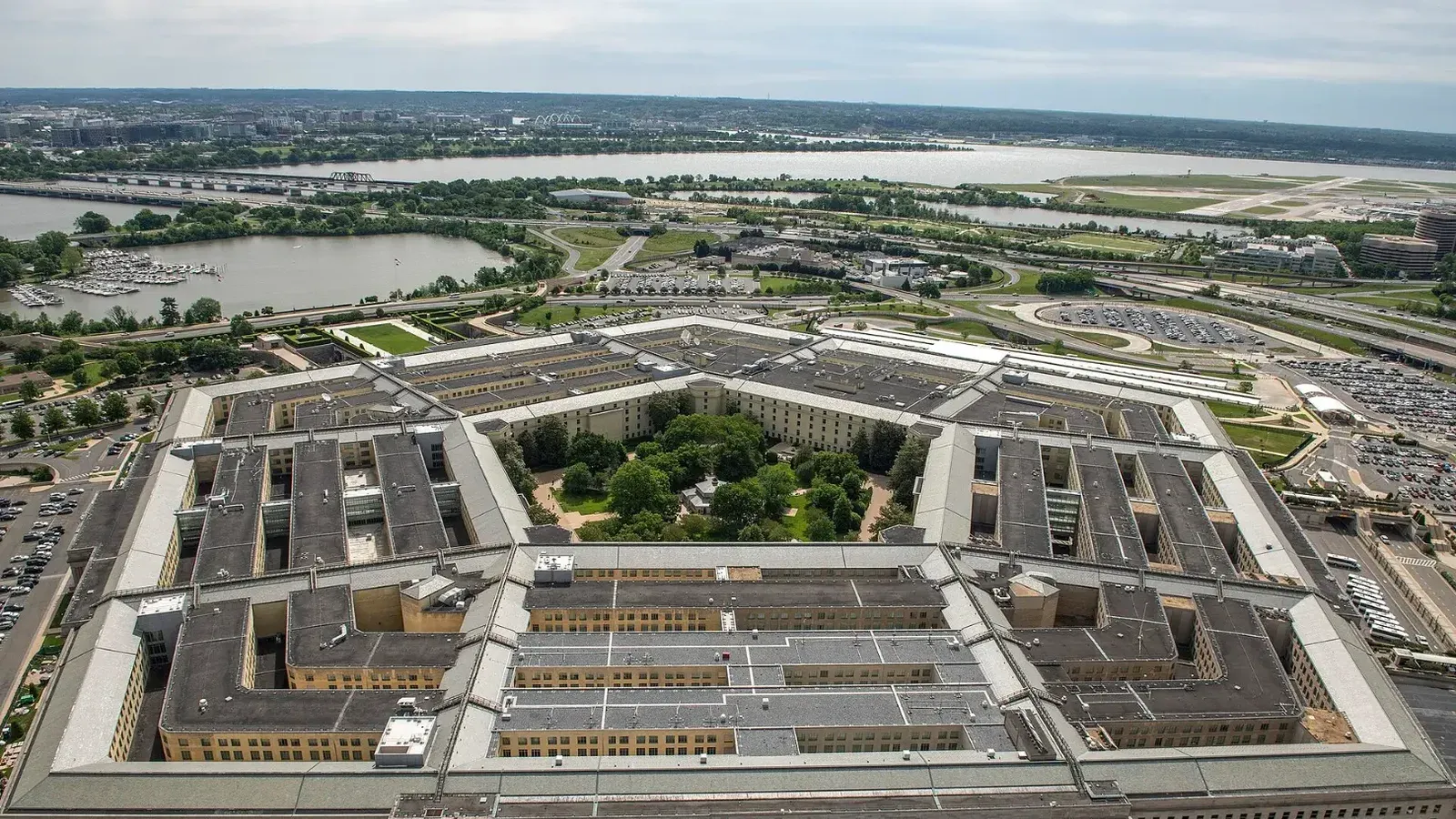 Una vista aérea del Pentágono, Washington, D.C., 11 de mayo de 2021.