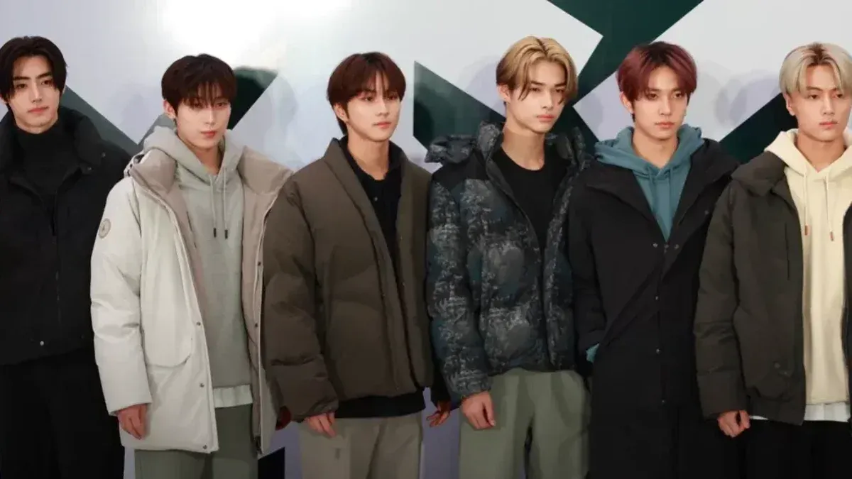 ENHYPEN at Kolon Sport's 50th founding anniversary campaign 'EVERGREEN ENERGY' in October 2023