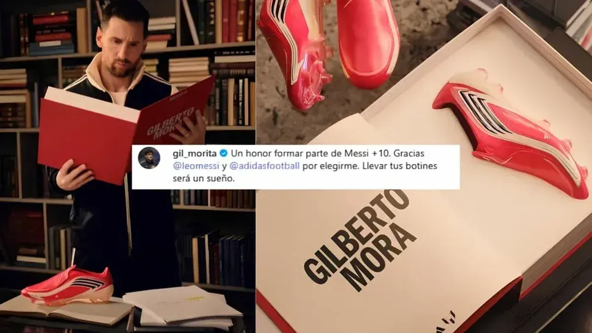 Gilberto Mora agradece ser seleccionado por Messi: “Llevar tus botines será un sueño”