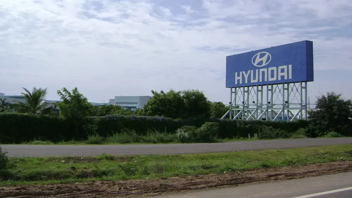 Hyundai's manufacturing plant near Chennai