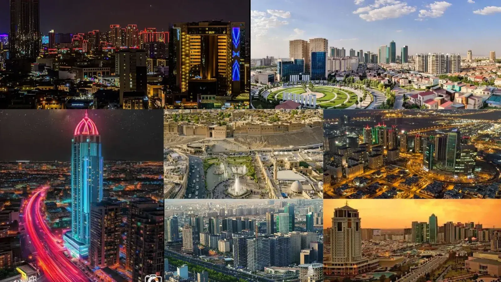 Horizonte de la ciudad de Erbil