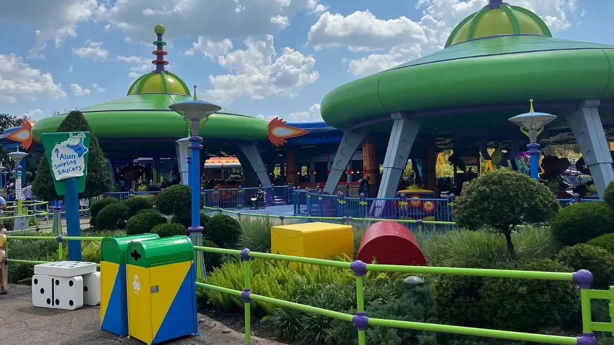 Platos de remolino alienígena (Orlando) mayo de 2023.