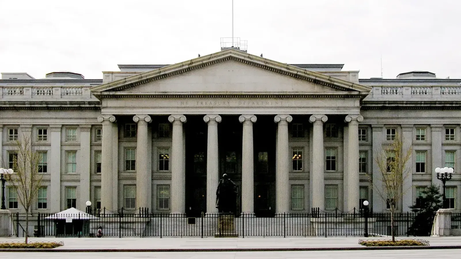 El edificio del Departamento del Tesoro en Washington DC.
