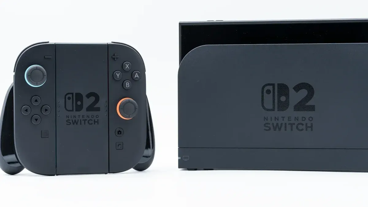 Vista de la Nintendo Switch 2.
