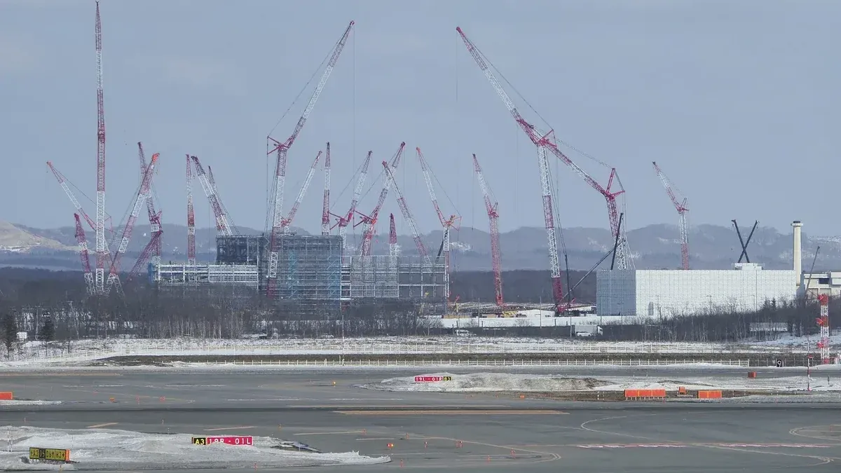 Rapidus factory under construction