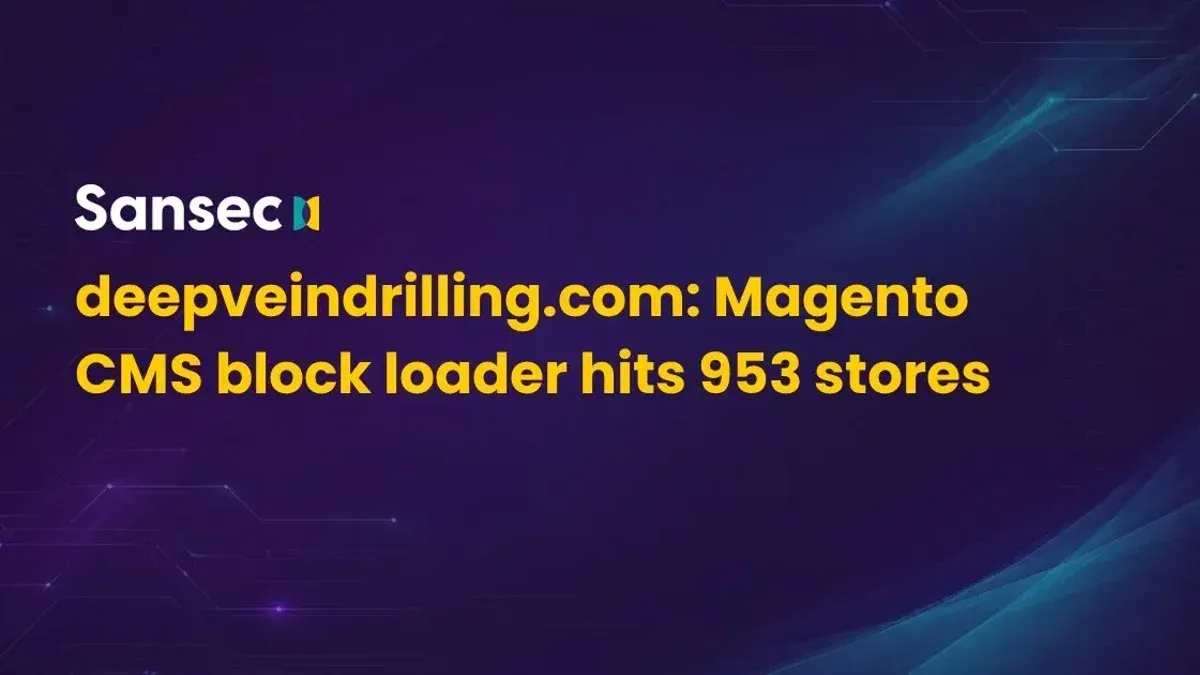 Imagen oficial de Sansec