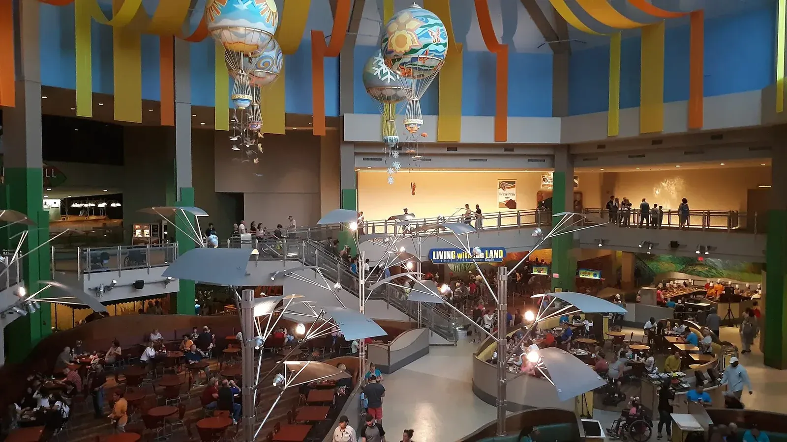 El interior del terreno en Epcot