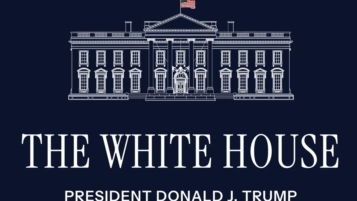 Logo White House-President Donald Trump (2025).
