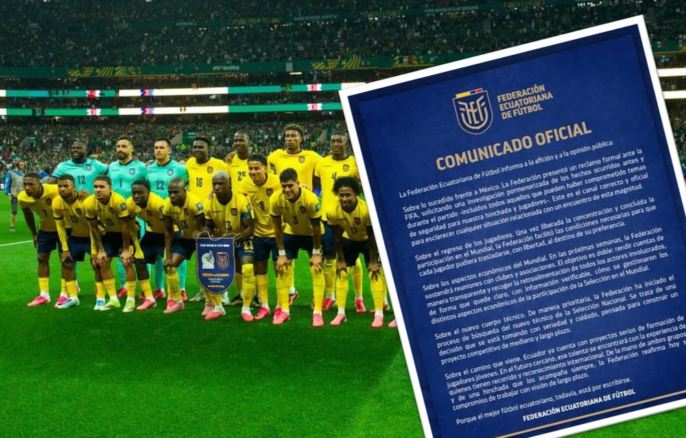 Ecuador exige a FIFA una investigación por supuestas amenazas sufridas antes de jugar contra México imagen del post