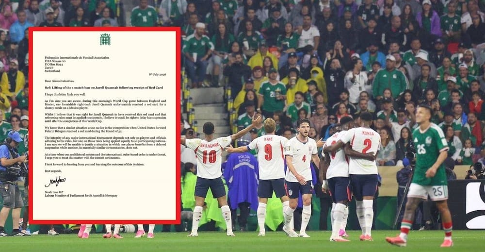 Piden a la FIFA posponer sanción de expulsión a Quansah de Inglaterra imagen del post