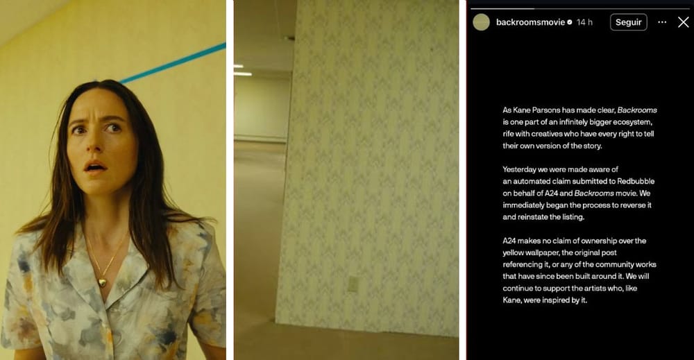 ¿Creepypastas con Copyright? El Escandalo que ataca a Backrooms de A24 imagen del post