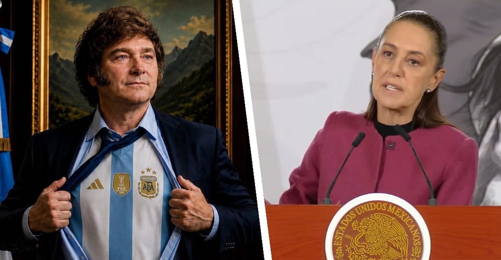 Javier Milei culpa a México de financiar “campaña antiargentina”: Sheinbaum ya le respondió imagen del post
