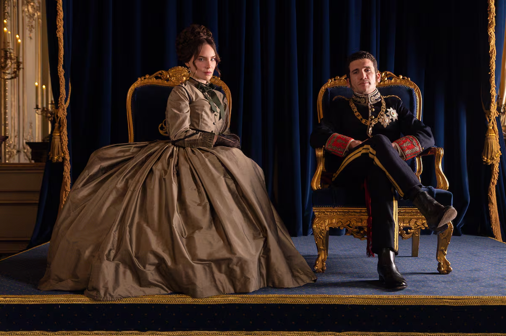 Belinda aparece como la emperatriz Carlota en las primeras imágenes de la serie imagen del post