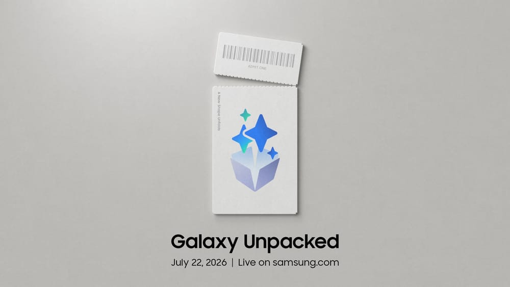 Samsung confirma su Galaxy Unpacked del 22 de julio y anticipa un plegable con nueva forma imagen del post