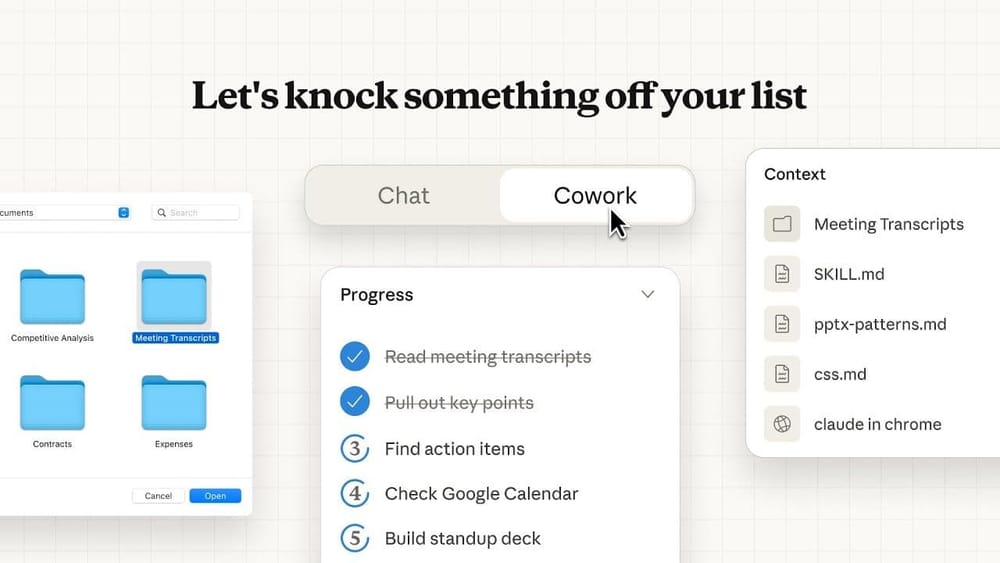 Claude Cowork llega a móvil y web; Anthropic amplía el acceso a Fable 5 hasta el 12 de julio imagen del post