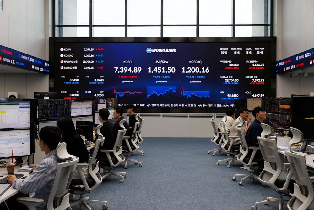 El colapso del KOSPI en Corea del Sur desata una ola de ventas y sacude a los gigantes globales de chips imagen del post