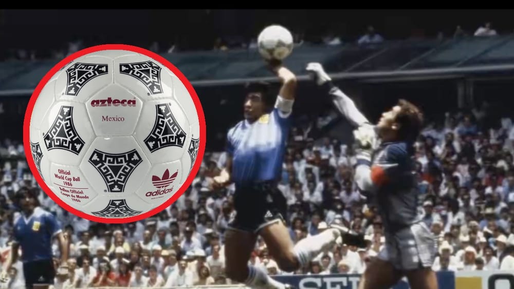 Balón de la “Mano de Dios” de Maradona es subastado por 3.35 Millones de dólares imagen del post