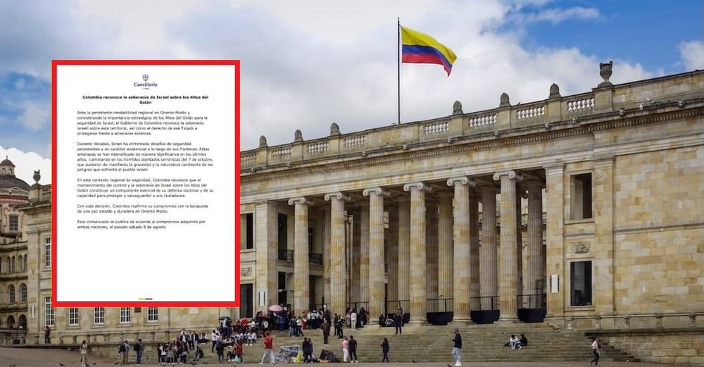 Colombia reconoce soberanía de Israel sobre los Altos del Golán imagen del post