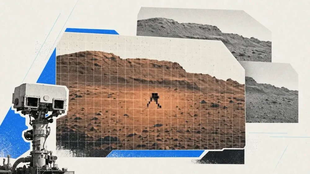 La "medusa" de Marte solo existe en un cuadro: 13 segundos antes no había nada imagen del post