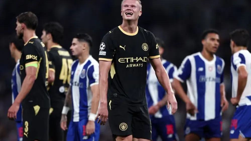 Porto pierde 2-0 frente a Manchester City con doblete de Haaland imagen del post