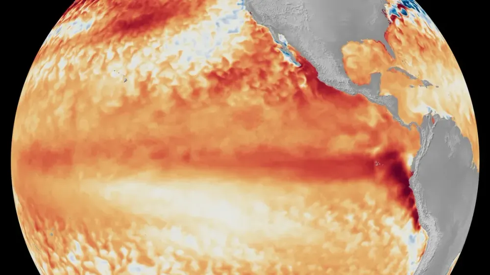 El Niño supera un récord diario de temperatura antes de su pico previsto imagen del post