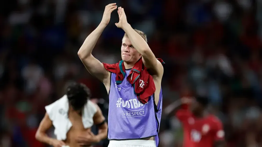 Haaland sale lesionado con Noruega frente a Portugal: Podría perderse los juegos con el City vs Liverpool y PSG imagen del post